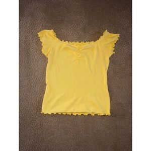 Hollister off the shoulder crop top